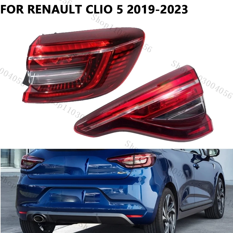 For Renault Clio V (5) 2021-2023 LED Rear Tail Light Brake Lamp High Configuration Signal Light 265551550R 265509761R