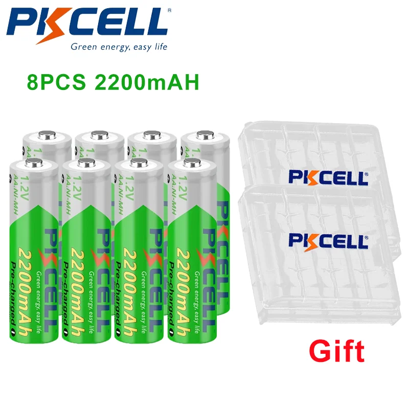 بطارية قابلة لإعادة الشحن ، من من من من من من من من نوع X X ، بطارية مزدوجة 2 أ ، بطارية منخفضة تفريغ ذاتي ، صندوق تخزين بطارية 2 ، 8