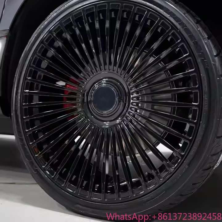 

Factory Custom Multi-Spoke Aluminum Alloy Forged Wheel Black White Chrome for ROLLS ROYCE CULLINAN PHANTOM WRAITH Passenger Cars