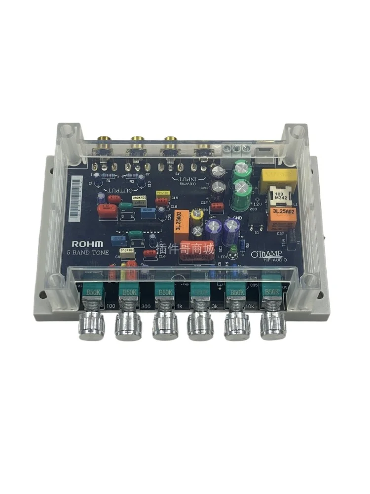 

5-сегментный шаг лихорадки, предусилитель ba3822, эквалайзер, тюнинговая плата, Hi-Fi предусилитель, ультра DSP