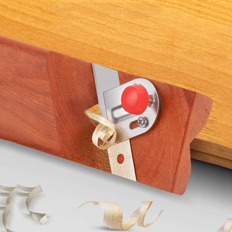 Plasterboard Angle Cutter V-Shaped Chamferer 45 Degree Trimming V-Shaped Chamferer Plane Deburring Wood Oblique Angle Planer