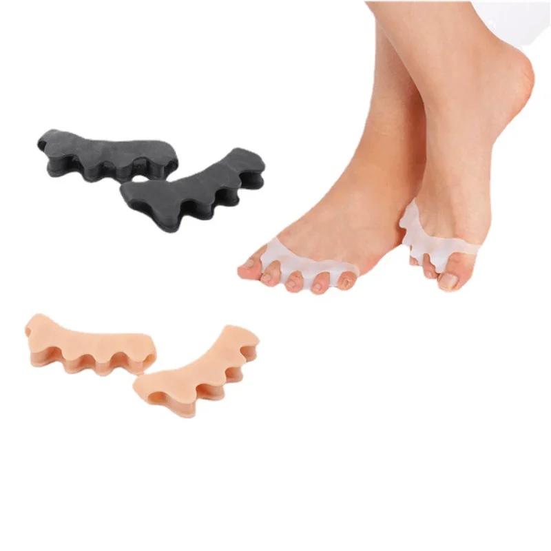 

1/2/5/10Pairs Silicone Toe Separator,Bunion Corrector Toe Spacers to Correct Bunions Toe Straightener Stretcher Gel Separators