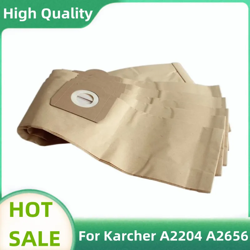 For Karcher WD3 MV3 WD3200 WD3300 A2204 A2656 Dust Bags For Rowenta RB88 RU100 RU101Filter Vacuum Cleaner Paper Dust Bags