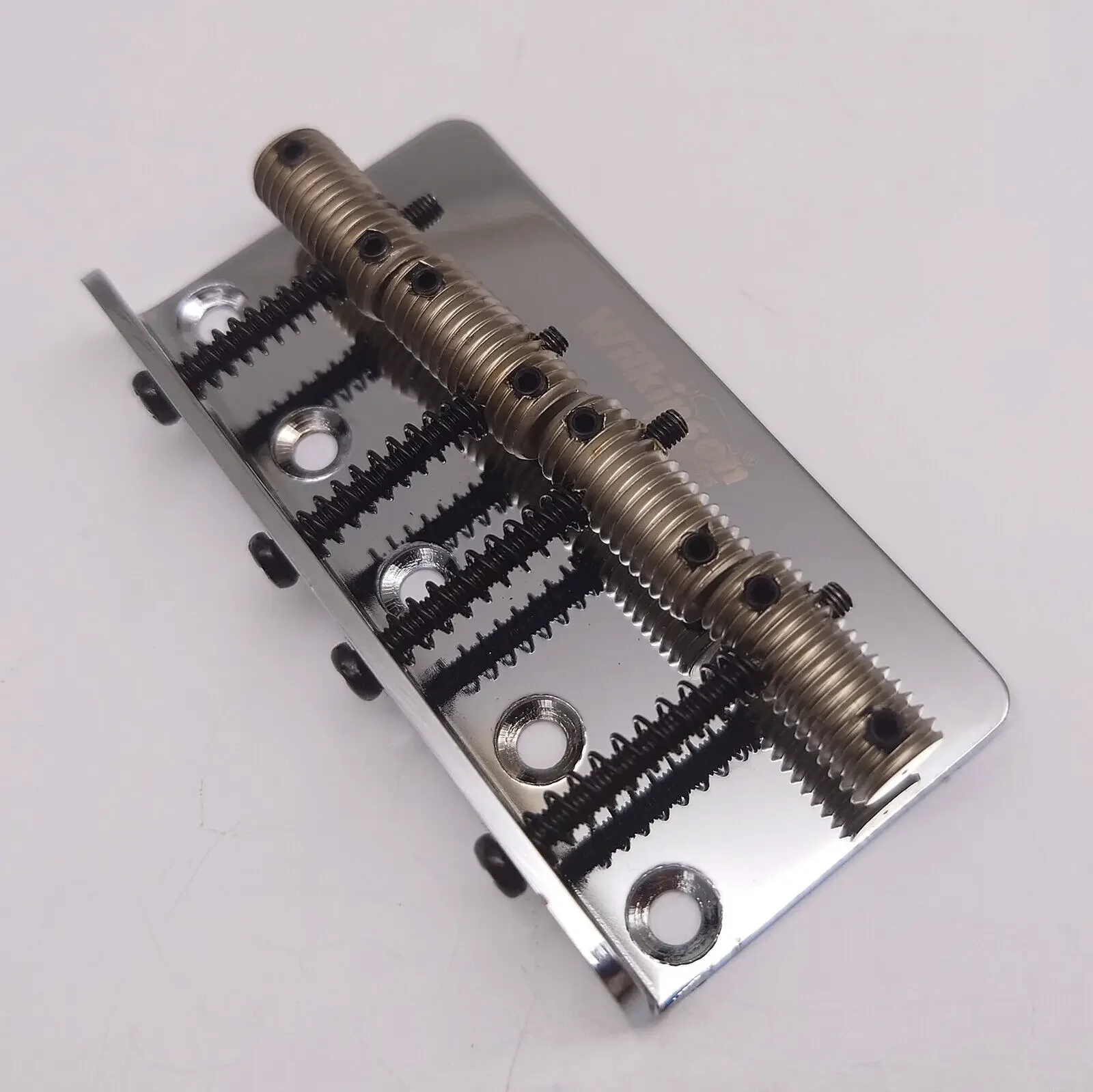 4-String Fixed Bridge, 57mm Threaded Saddles, For  Bass Guitar Replacement Parts