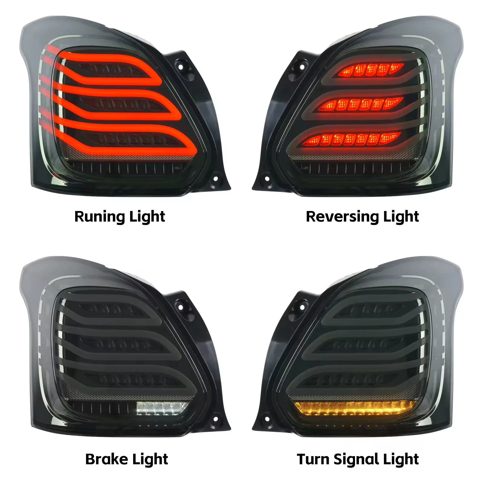 

Усовершенствованные светодиодные задние фонари для Swift 2017-2019 — современные задние фонари премиум-класса