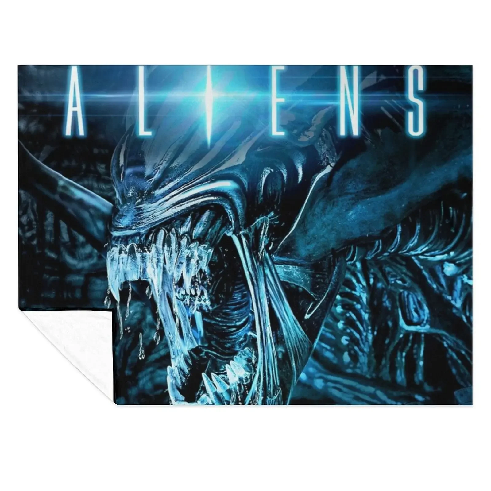 

Aliens (1986) Throw Blanket Soft Plaid Bed Fashionable Furry Summer Beddings Blankets
