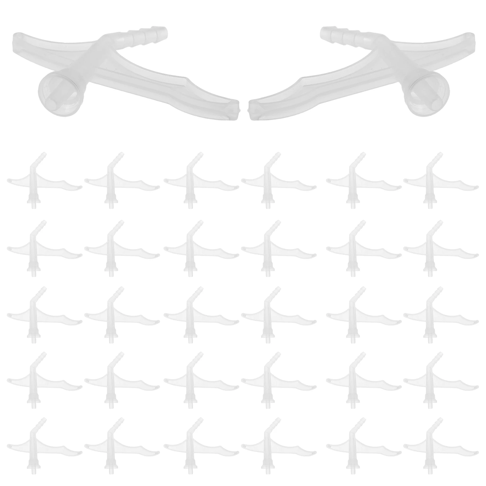 

50 pcs Foaming Nozzle Gun Car Cleaning Supplies Sprayer Transparent Hose Attachment Tube Connector Foam Application