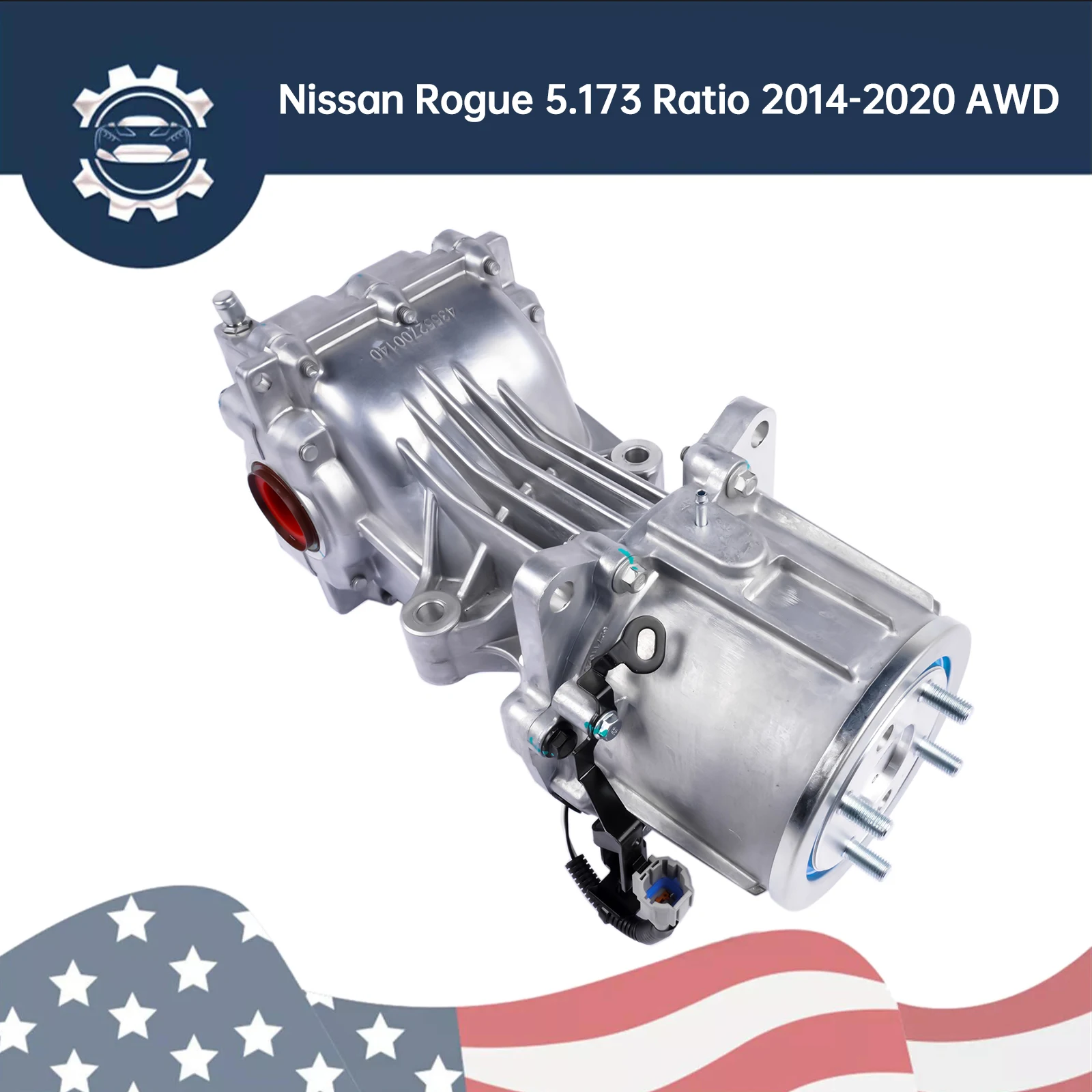 AP02 الناقل/الخلفي التفاضلي AWD لنيسان روج 5.173 نسبة مورانو روج سبورت قاشقاي 24027-7FV0A ، 38300-4BF0A