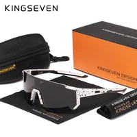 KINGSEVEN MTB gafas de ciclismo hombres mujeres deportes al aire libre correr gafas de sol UV400 carretera correr bicicleta gafas hombre