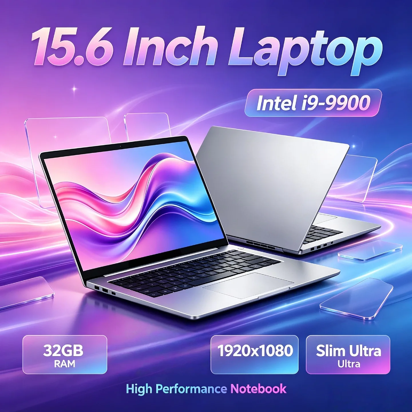32GB RAM 512GB 1TB SSD Intel Core i9 9900 8C16T 5GHz Slim Ultra 15.6 Inch Laptop Gaming Notebook 1920x1080 Office