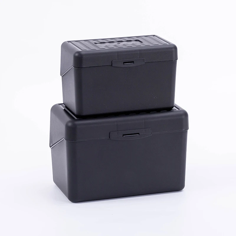 Plastic Card Case 14.5x8.5x9cm Business Card Storage Solid colour Large Capacity Note Paper Desktop Storage Case Office Supplies