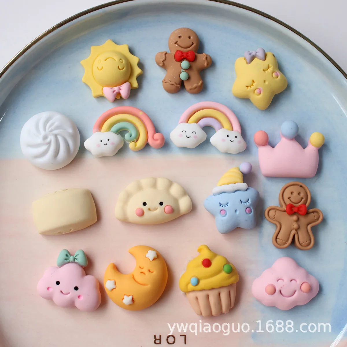 Food Fridge Magnet Fake Steamed Bun Cake Cookies Dumplings Rainbow Resin Refrigerator Magnets Cute Mini Magnet Kitchen Decor