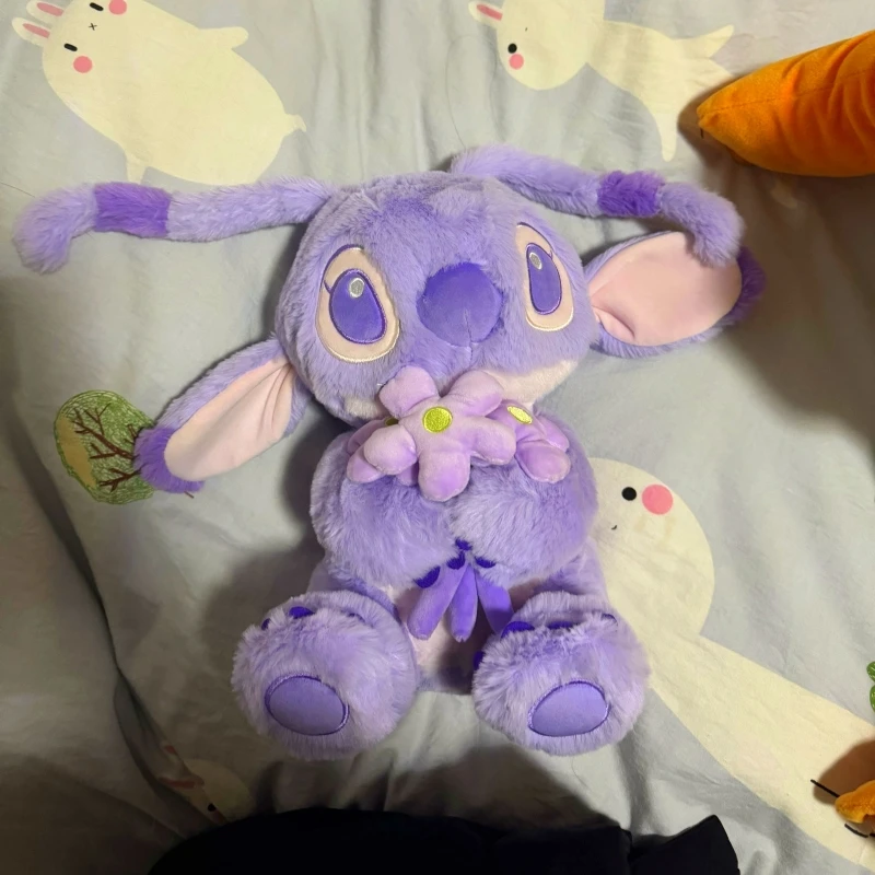 

Kawaii Disney Lilo & Stitch Cartoon Stitch And Angel Plush Doll Kawyai Pillow Room Decorate Kids Toy Valentine's Day Gifts