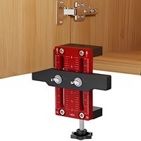 Cabinet Door Mounting Jig Aluminum Alloy Installation Positioner Cabinet Hardware Jig For Framed Frameless Cabinets 10-60mm