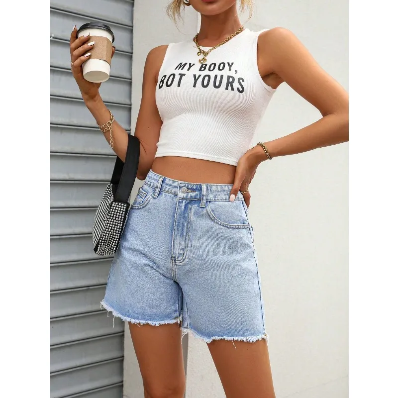 

2026 Casual Denim Shorts, Fashionable For Summer