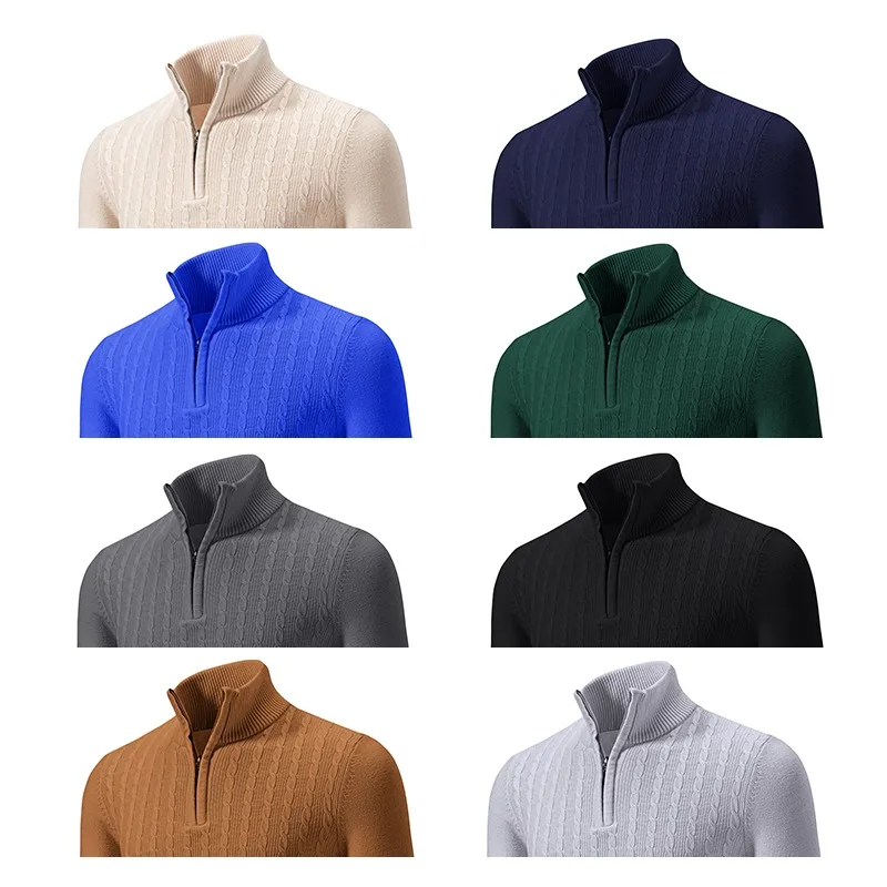 

Fashionable and Minimalist Style: Pairing Loose and Casual Solid Color Sweaters for Men