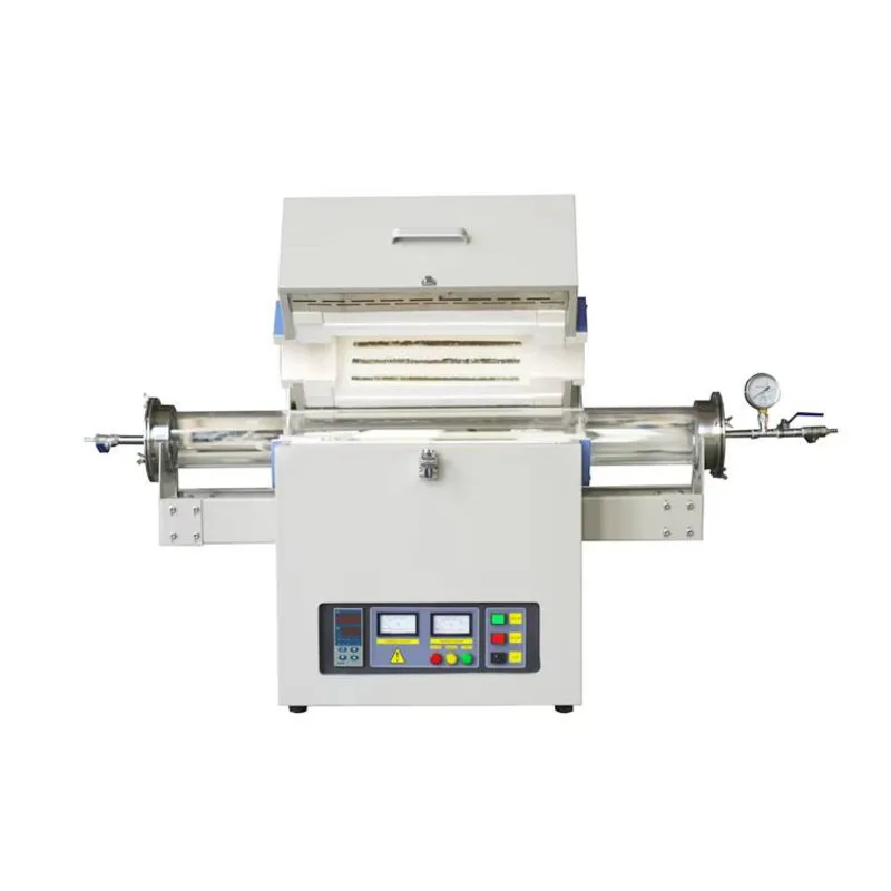

1200 Degree Quartz Glass Oven Tube Furnace For Laboratory Open Type Tube Furnace 310S Stainless Steel Furnace Tube