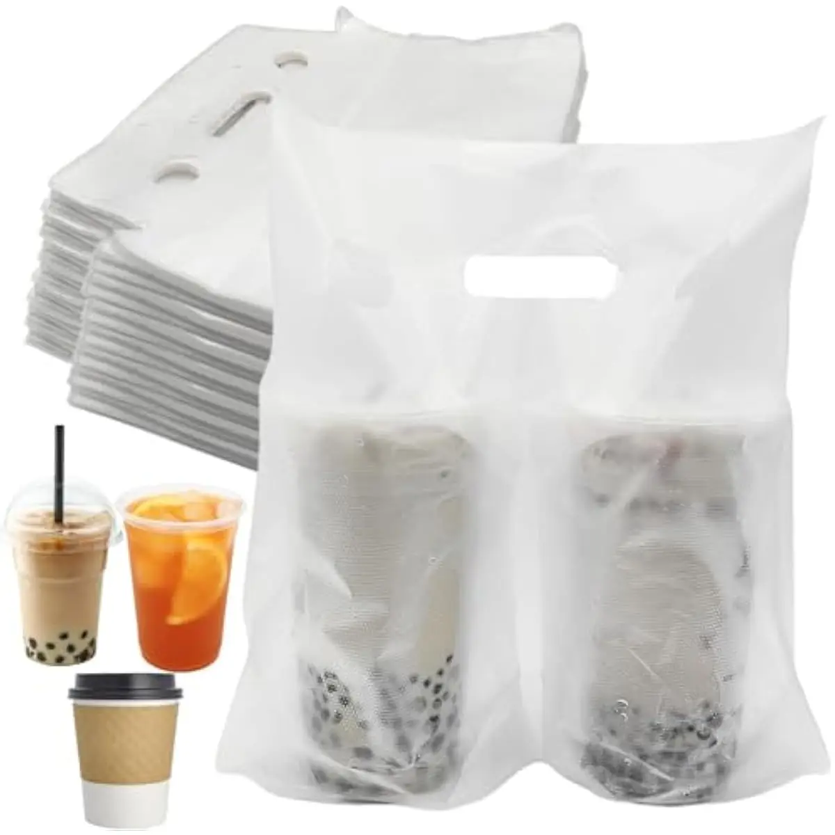 200-pack-drinking-bags-2-cups-drink-carriers-for-delivery-12'-l-x-11'-h-disposable-clear-plastic-packaging-poly-cup-bags-with