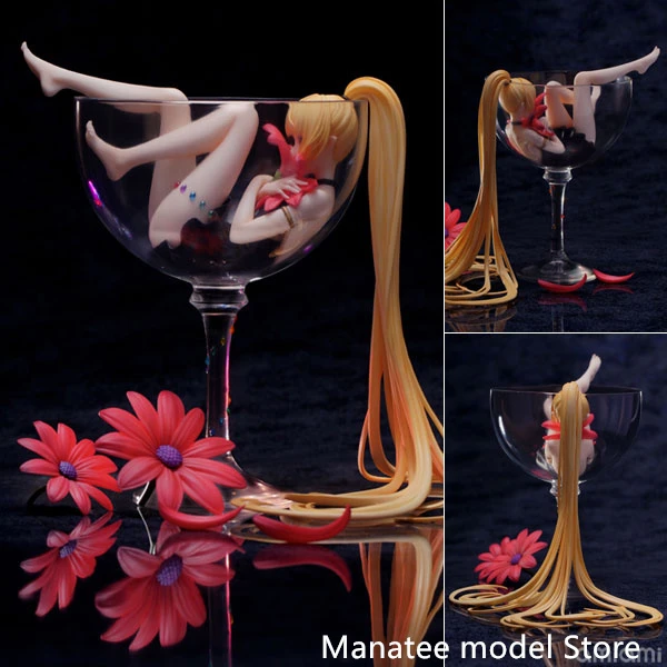 RIBOSE Original Glass Girl -Lily Wine 1/8 Complete Figure PVC Action Figure  Anime Model Toys