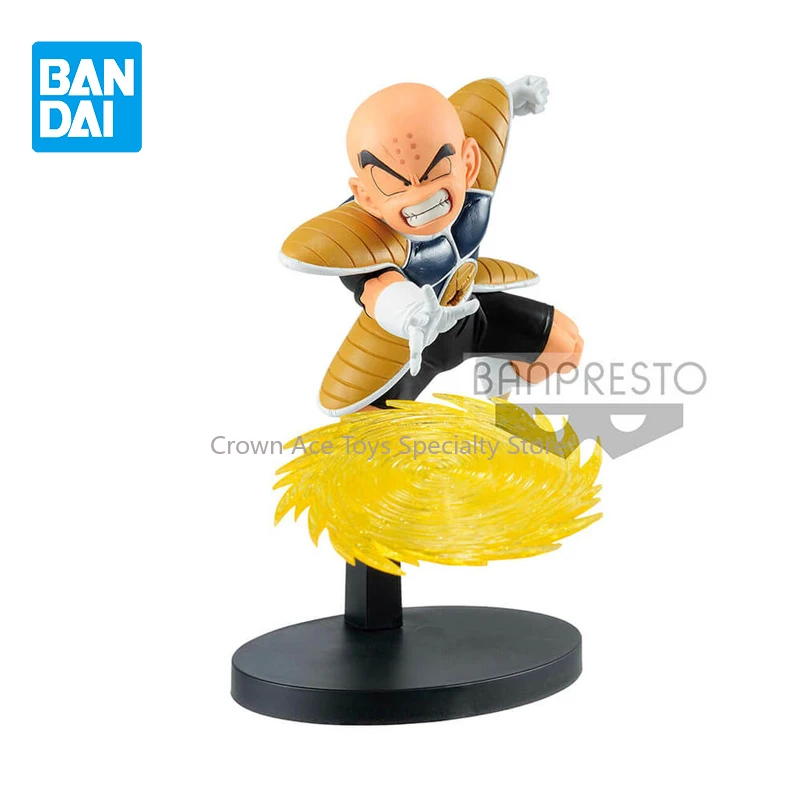 Bandai Banpresto Dragon Ball Z GxMateria Kuririn Anime Figures PVC Action 11cm Super Saiyan Trendy Toys Model For Birthday Gifts