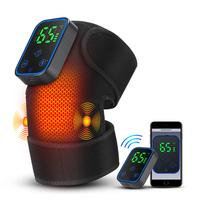3 in1 Heated Knee Massager Eletric Vibration Leg Joint Shoulder Elbow Support Warming Massage Device with Adjustable Strap