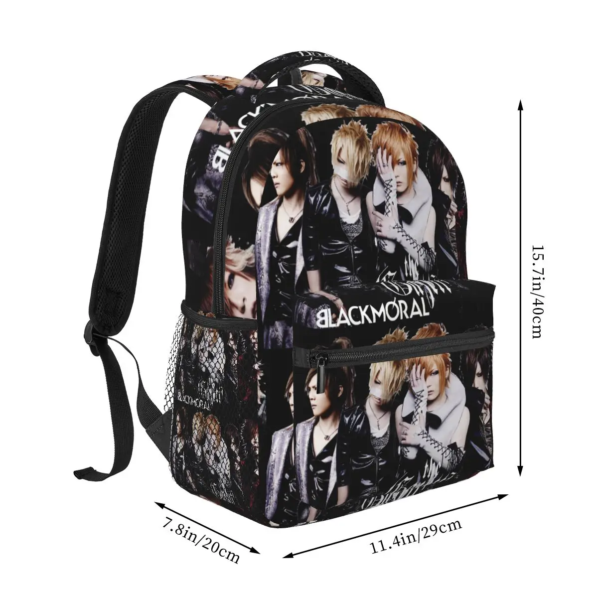 Japan Rock The Gazette Band Backpacks Boys Girls Bookbag Children School Bags Laptop Rucksack Shoulder Bag Large Capacity