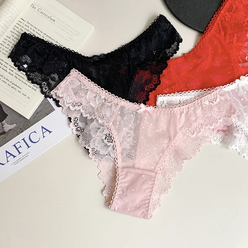 Girls Underwear 4pc/lot  panties low Waist Briefs Young Girl teenagers Pants children students solid