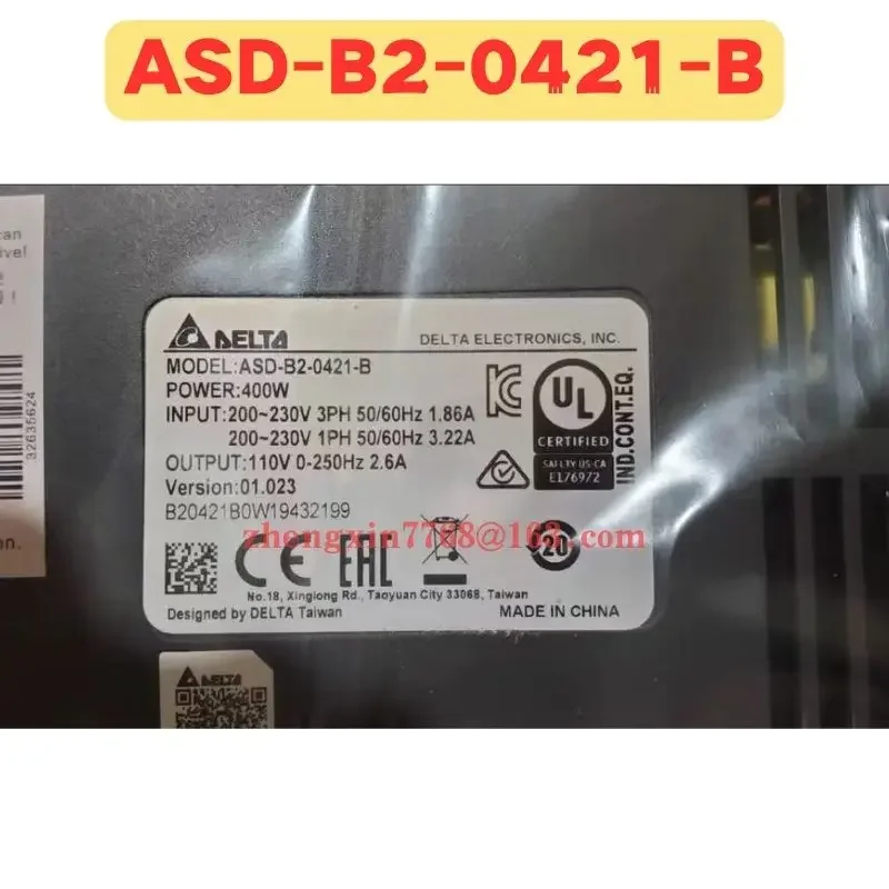 Nuovissimo servoazionamento ASD-B2-0421-B ASD B2 0421 B