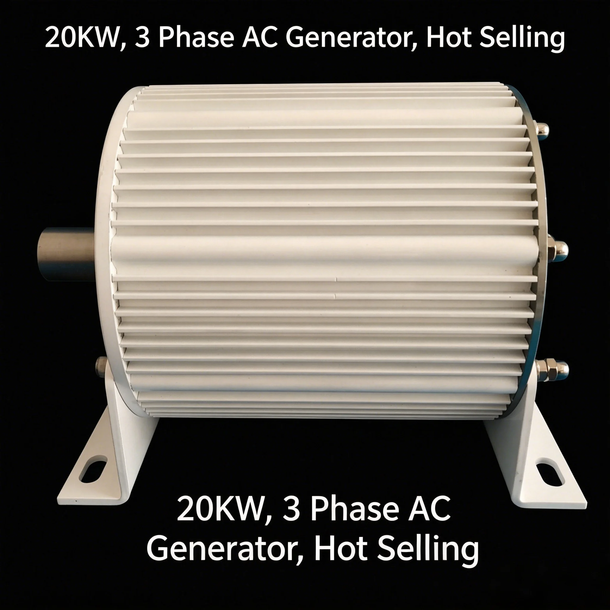 10KW 380V AC Three Phase Permanent Magnet Generator Low RPM Direct Drive Gearless PMG Alternator for Wind Water Turbine Energy