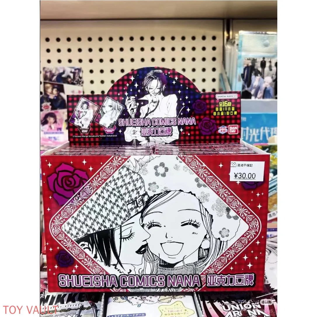 Original New Bandai Nana Shueisha Comics Collectible Trading Cards Anime Oosaki Nana Komatsu Nana Foil Flash Card Surprise Gifts
