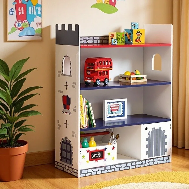 Desk Storage Rack Room Picture Book Shelf Shelf Locker Picture Book Rack Kindergarten Toy Storage Rack