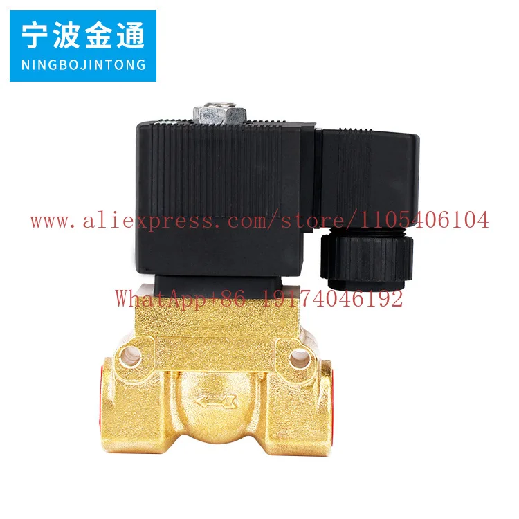 5231015 high temperature and high pressure solenoid brass valve two-way valve 4 points normally closed steam valve