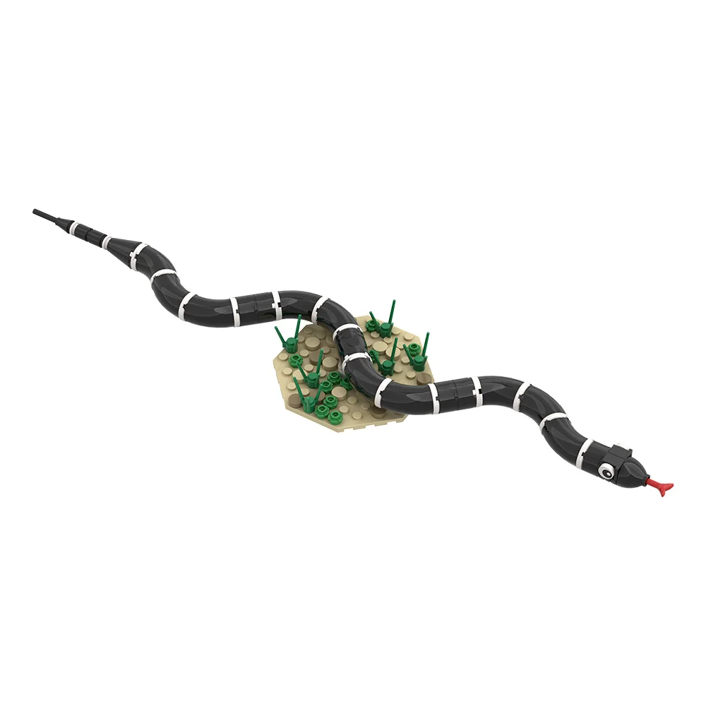 

MOC The Killer Queen SecretaryBird Модель Строительные блоки Набор ужасов Змея Животные Строительные блоки Игрушка Подарок для взрослых