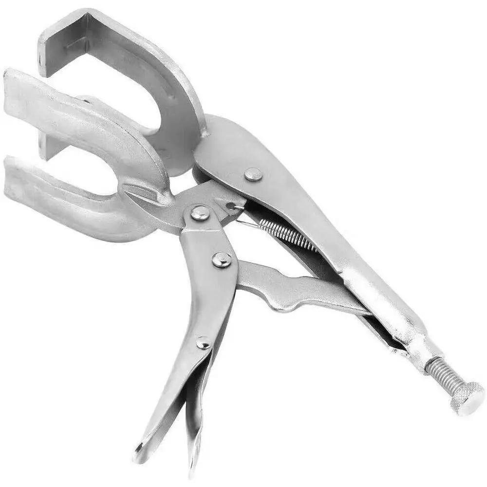 

U-shaped Locking Welding Jaw Pliers Adjustable High Hardness Pipe Welding Butt Pliers Steel Fixed Clamp Tools Grip Vise Pliers