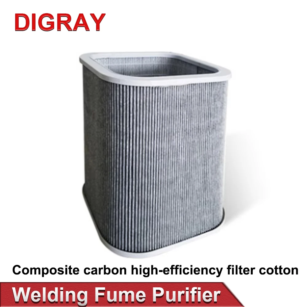 عنصر فلتر مستخرج الدخان بالليزر ديي ، دخان لحام ، منقي امتصاص ، جامع الغبار HEPA ، XF180 ، XF250 #5