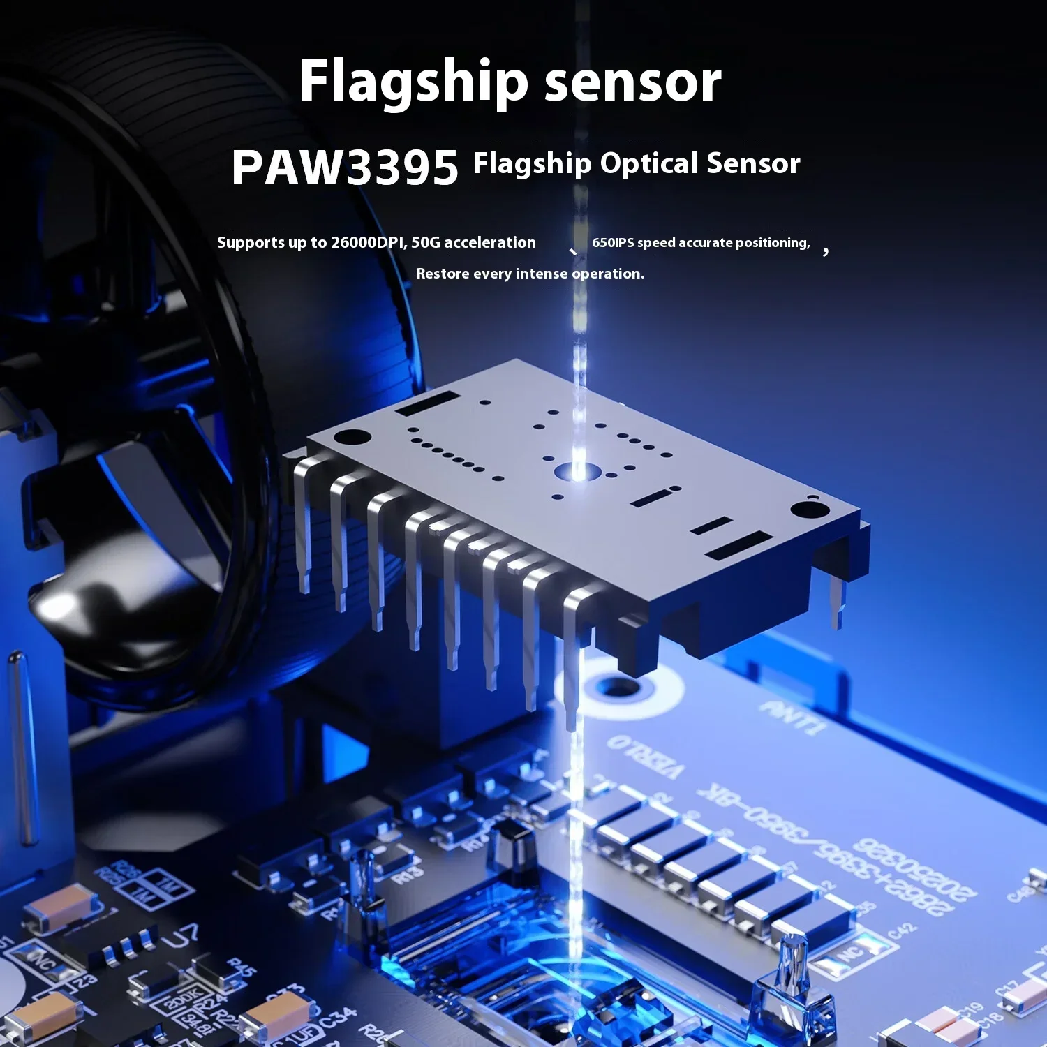AULA SC900 マウスマウス Paw3950 トライモードワイヤレス 8000Hz ゲーミングマウスバッテリー取り外し可能な軽量 PC アクセサリー FPS ゲーマー用