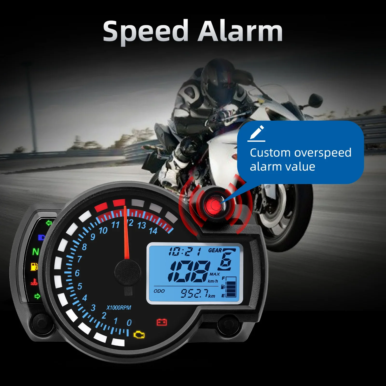 Thumbnail 3 - #50 Trending Motorcycle Speedometers Right Now