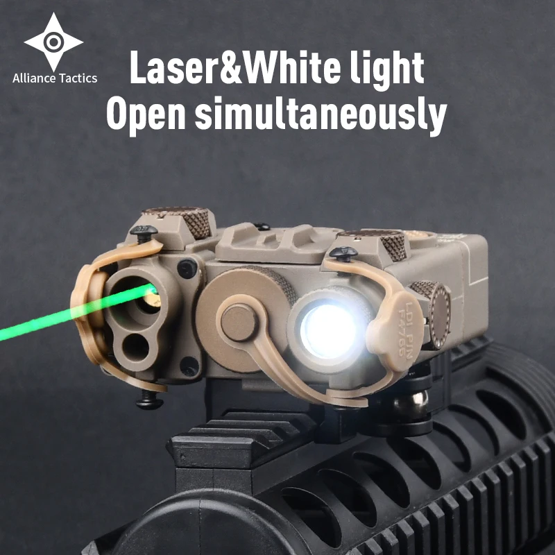 

WADSN Airsoft Tactical DBAL A2 Laser Red dot Green Blue Indicator LED White Light Strobe Hunting Weapon Flashlight