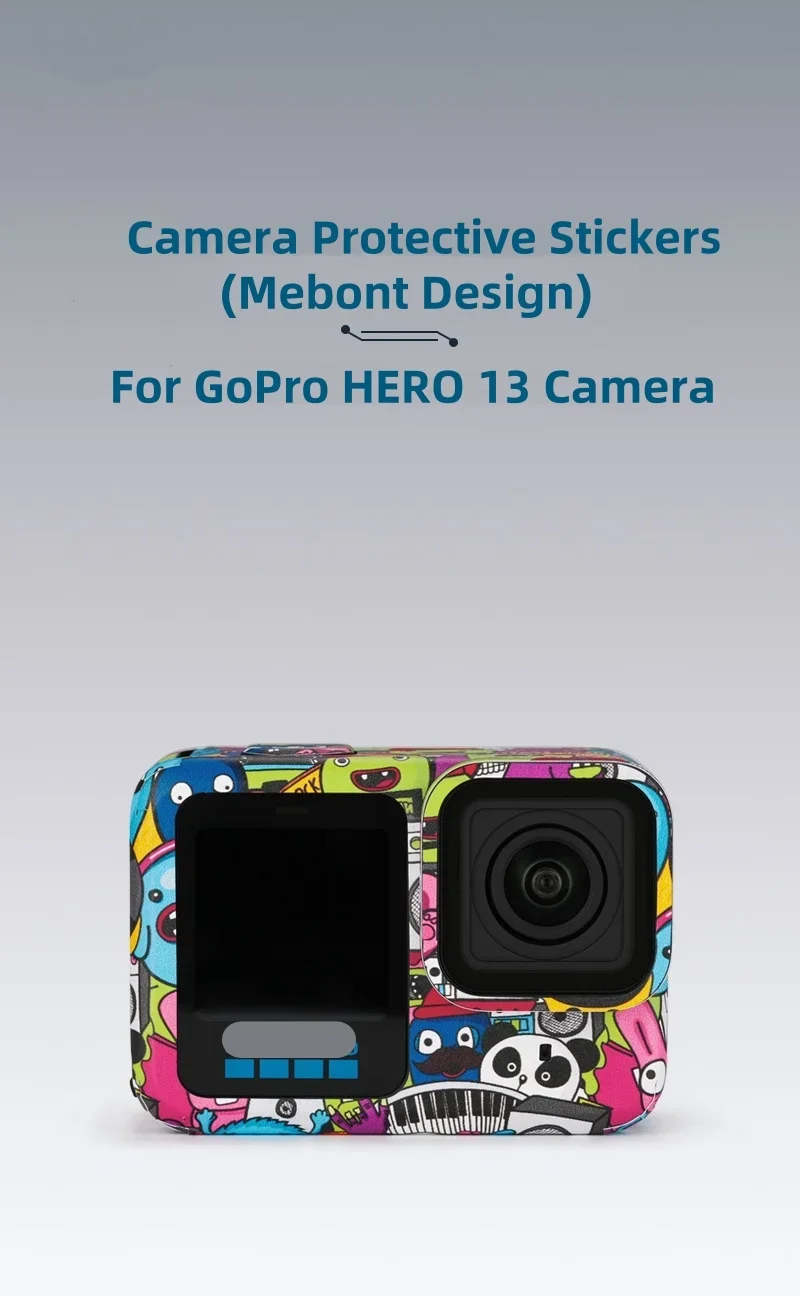 Decal Skin for Hero 13 Camera Decal Skins gopro13 Wrap Cover for GoPro HERO 13 Action Camera Sticker Go Pro 13 Protector