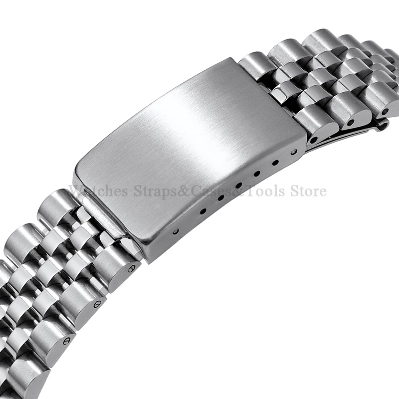 Solid Stainless Steel Band for Rolex for DATEJUST Strap 18mm/19mm/20mm/21mm Curved End for Jubilee Bracelet Men Woman Watchband