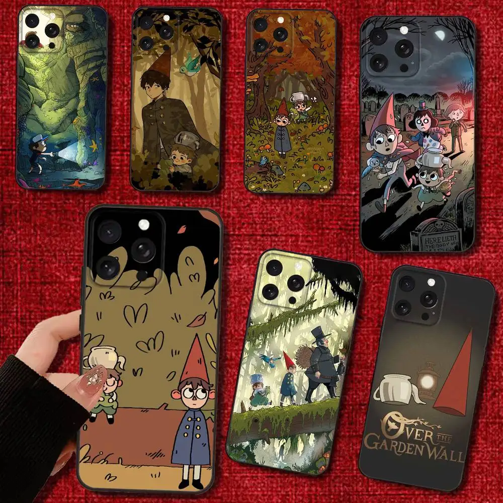

O-Over The G-Garden Wall Phone Case For iPhone 16e,16,15,14,13,12,11,Pro,X,XS,Max,XR,Plus,Mini Soft Black Cover