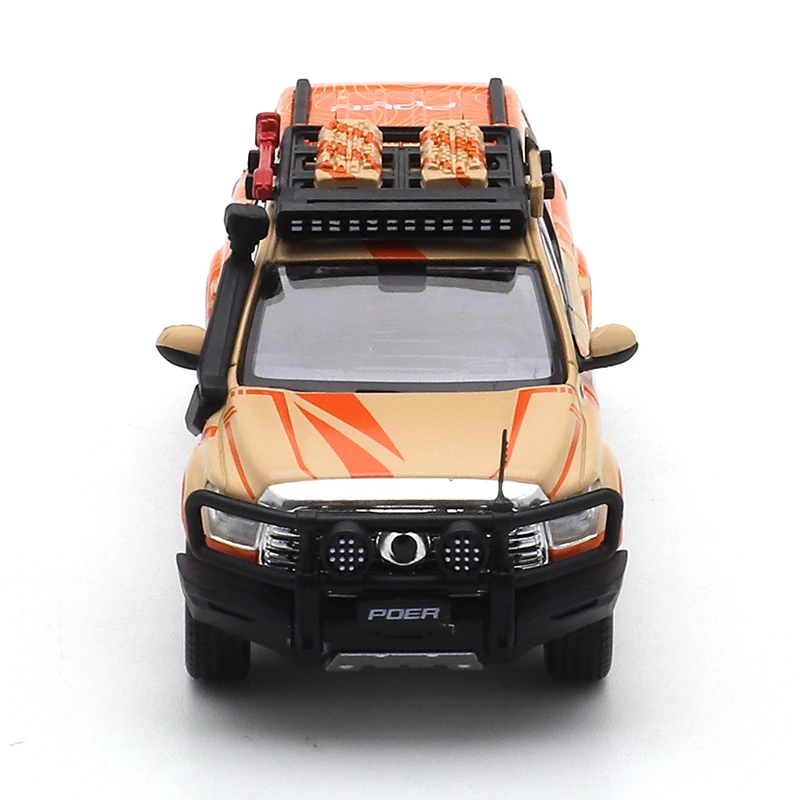 XCARTOYS 1/64 Great Wall Cannon Mountain and Sea Cannon Cross Edition - Orange Flower Car Alloy Diecast Model Kids Toys for Boys