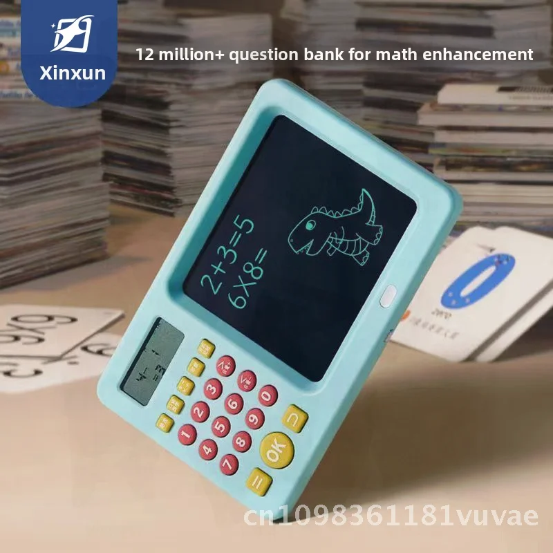 Tablero de escritura LCD para niños, máquina de aprendizaje de aritmética Oral, tableta de entrenamiento de matemáticas, juguete educativo interactivo recargable