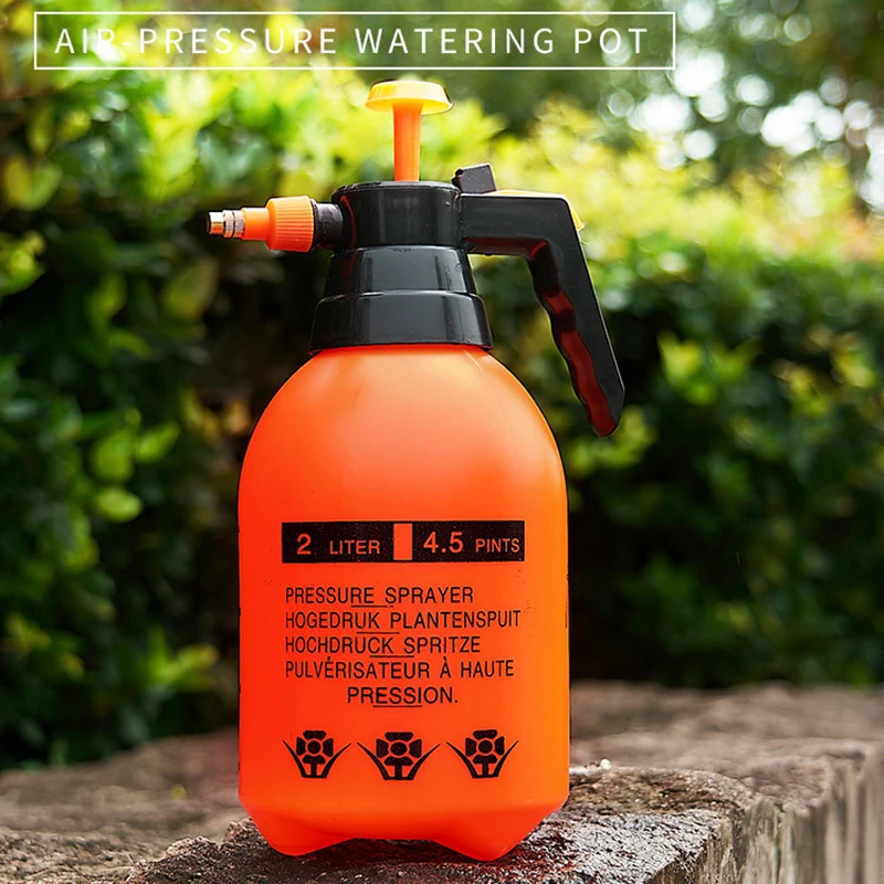 2.0L Car Washing Pressure Spray Pot Auto Clean Pump Sprayer Pressurized Spray Bottle GardeningTools