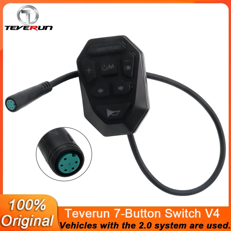 Original V4 Multi-Function Button for Teverun Fighter 11/ 11+ Mini/ Mini Pro Supreme Ultra/ 7260R Blade GT for 2.0system Scooter