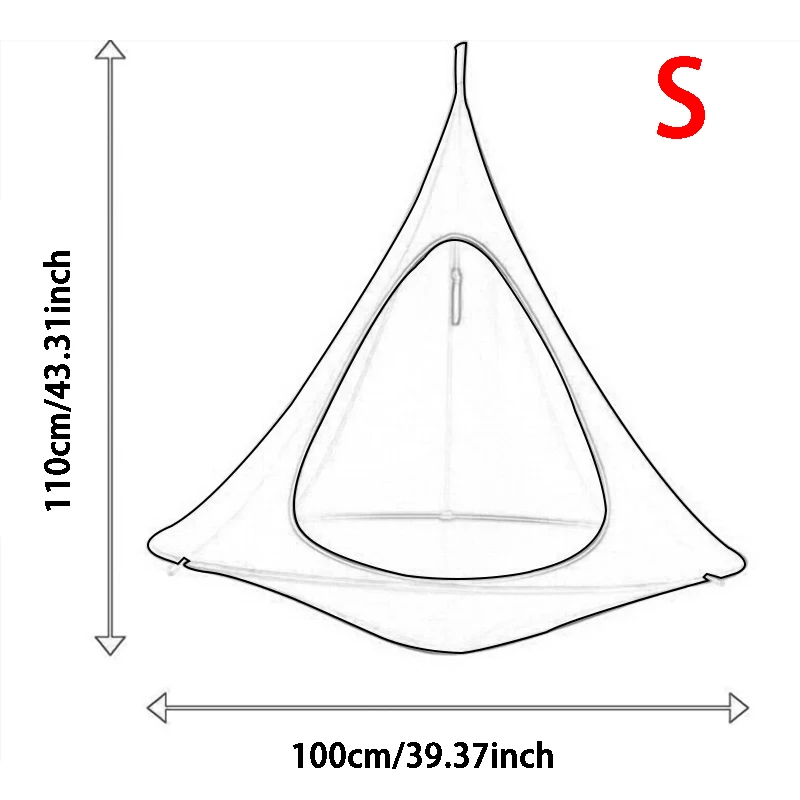 Camping Hammock Canvas Bedroom Hanging Chair Adults Kids Indoor Portable Relaxation Thickened Outdoor Swing Travel Camping