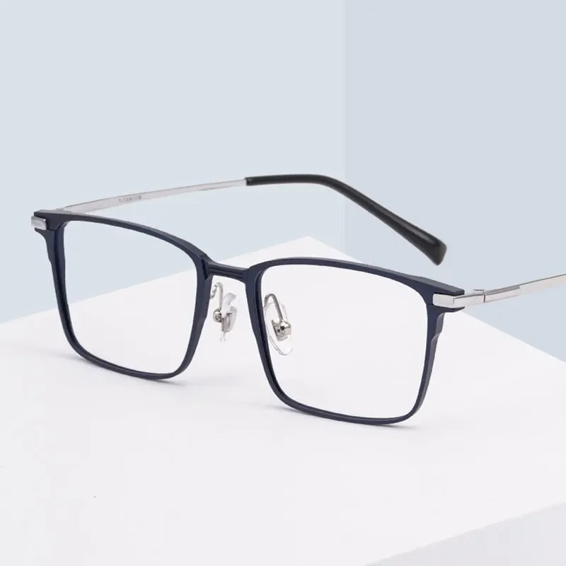 Aluminum Magnesium Alloy Glasses Prescription Frame Business Style for Man and Woman Super Light Optical Spectacles