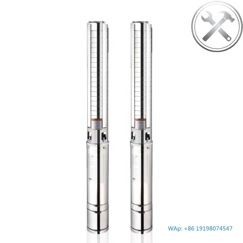 

Small Diameter Stainless Steel 2 Inch Deep Well Submersible Water Pump for Agricultural Use
