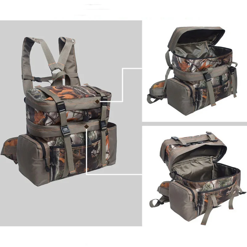 Imagem -06 - Oulylan-mochila Tática Camo Outdoor para Homens Bolsa de Acampamento Impermeável Grande Capacidade Design em Camadas Bolsa de Montanhismo