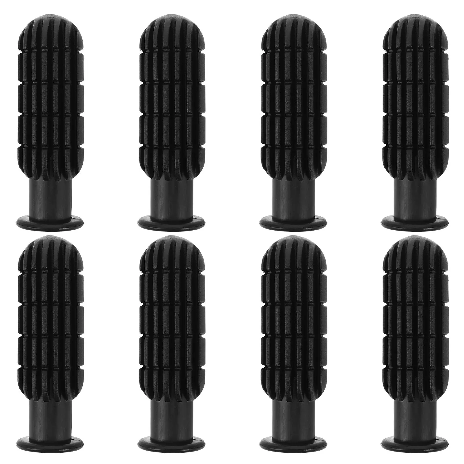 8Pcs Table Soccer Handles Replacement Foosball Grips 12.7mm Inner Diameter Plastic Foosball Table Rod End Caps